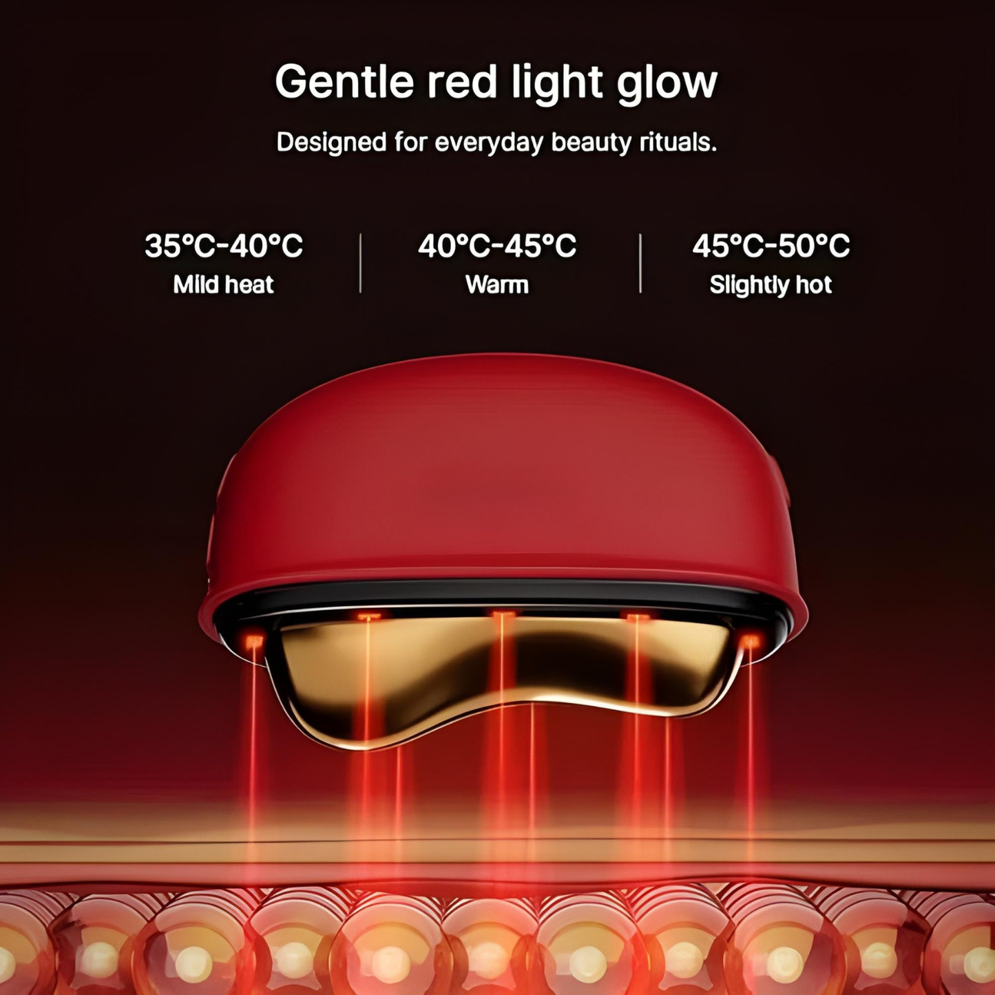 LED Red Light Therapy for Face & Neck Massager