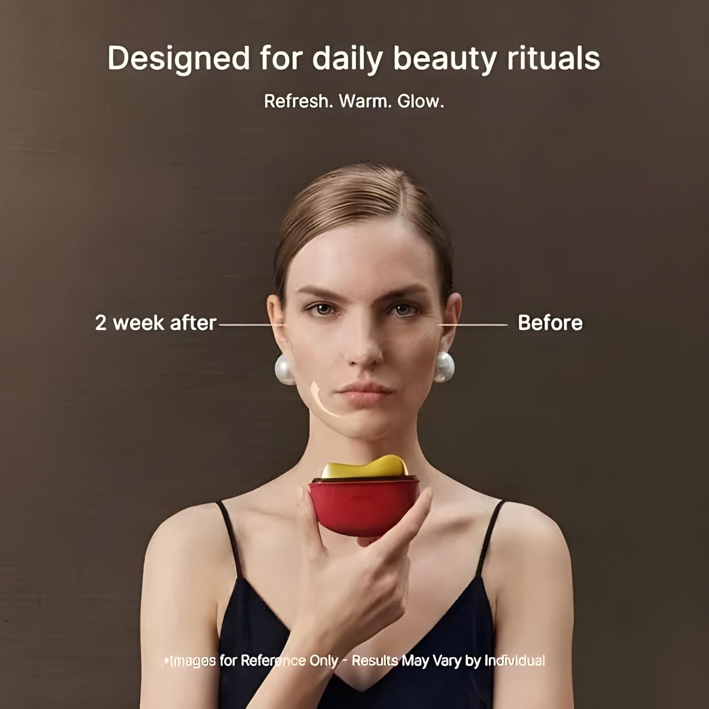 LED Red Light Therapy for Face & Neck Massager